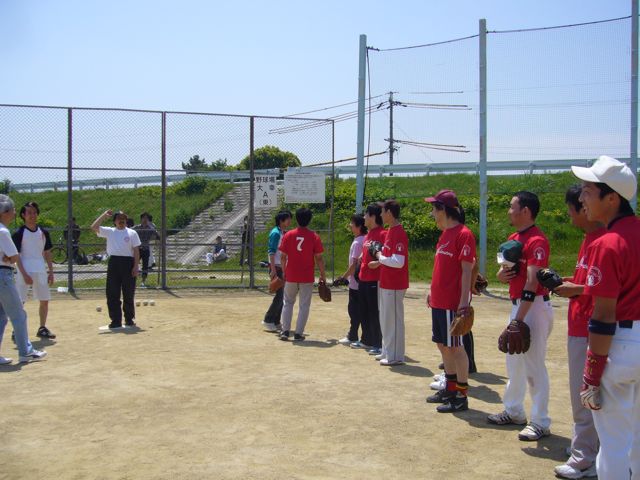 おそろいのチームTシャツ