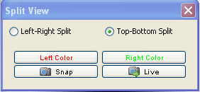 Split View Dialog